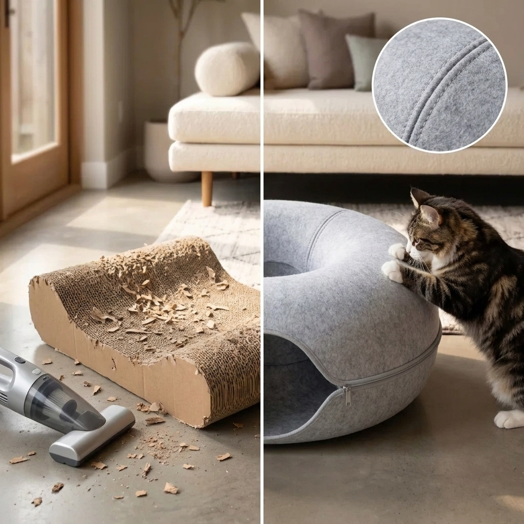 Satysfakcjonujące drapanie bez kartonowego konfetti