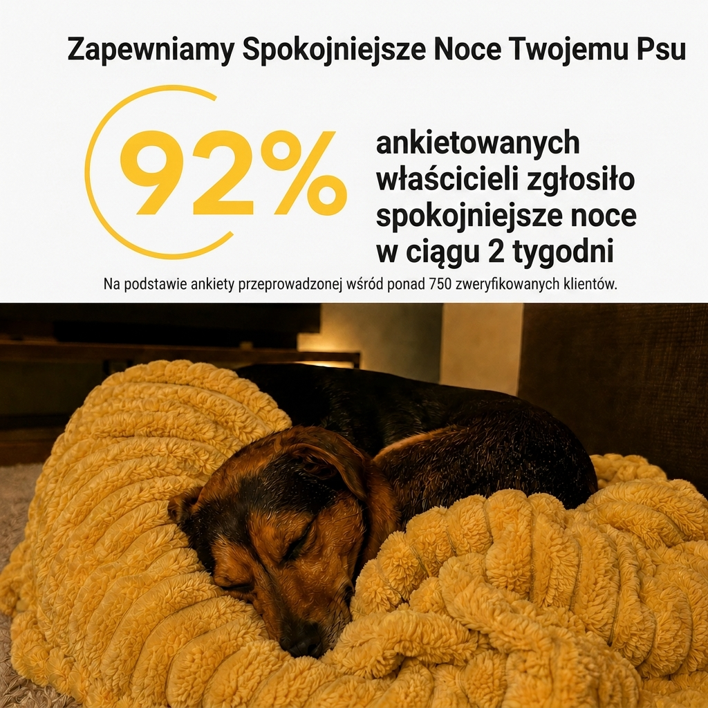 Spokojniejsze noce z kocem Łapki